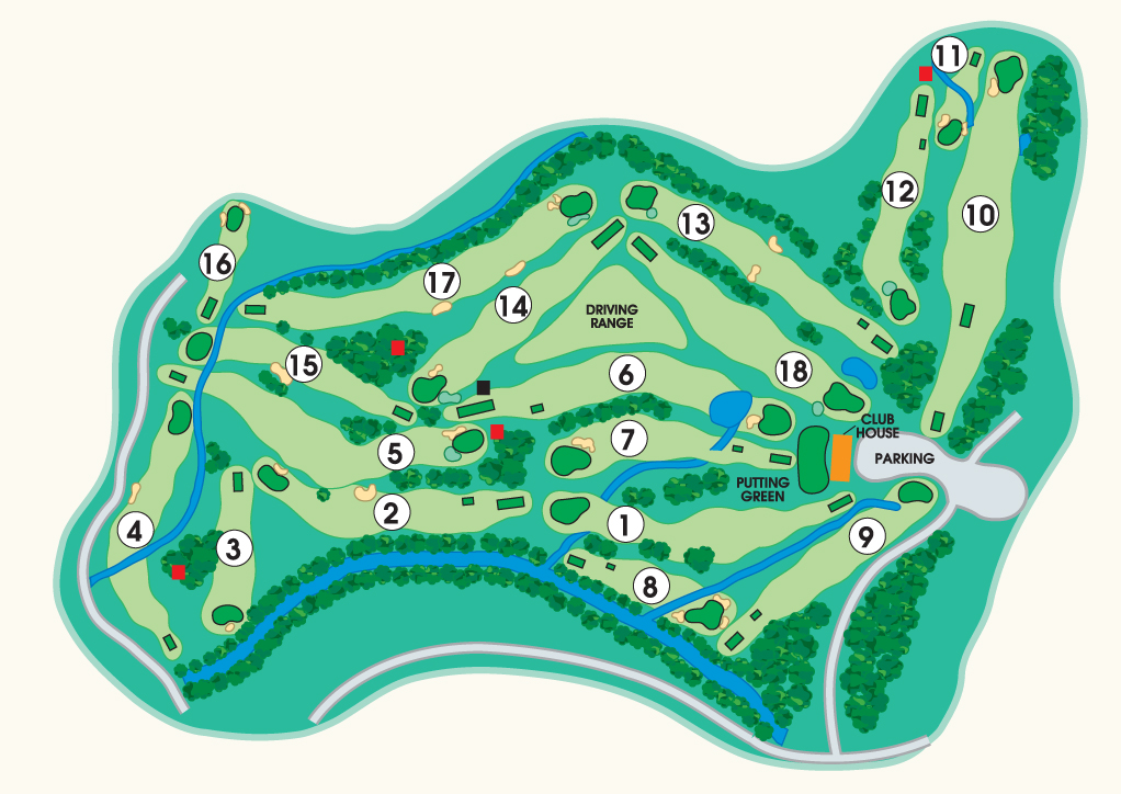 Boone Golf Club Map